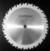 Skarpaz U824 Ultra Thin Rip Saw Blade - Carbide Tipped8" Diameter; 24 Tooth; 5/8" Bore; 20ATB Grind; .059" Plate; .090" Kerf