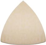 Magnate VTF8 Hook & Loop Triangle No Hole Discs - 80 Grit; 25 Discs/Pkg; C Weight; Resin Bond Paper Backings; Open Coat