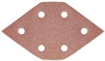 Magnate VTP10 Hook & Loop 6 Hole Stearated Diamond Sheets - 100 Grit; 50 Count/Pack; C Weight