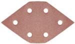Magnate VTP15 Hook & Loop 6 Hole Stearated Diamond Sheets - 150 Grit; 50 Count/Pack; C Weight