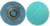 Magnate Z3QS4 Type S Zirconia Alumina Quick Change Discs, 50 Discs/Pack - Y-weight, Closed Coat, ResinFibre Backing, Turn-On/Off Plastic Clip; 3" Diameter; 40 Grit