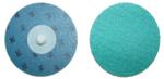 Magnate Z3QR10 3" Type R Quick Change Discs, Zirconia Alumina - 100 Grit; Resin Fibre Backings; 25 Discs/Pkg